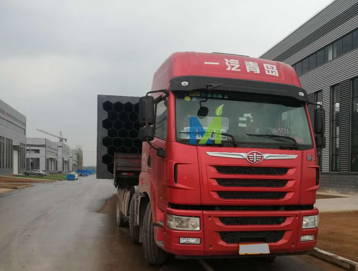 氰尿酸煙氣濕電除塵器陽極系統發貨