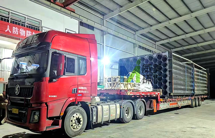 濕電除塵器大修項目發(fā)貨